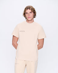 Mens 365 Midweight T-shirt—sand