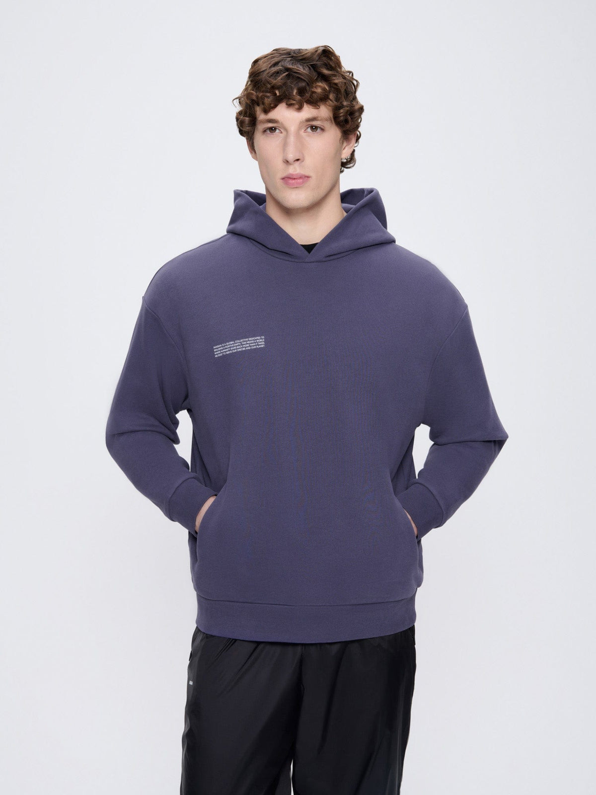Mens 365 Midweight Hoodie—Slate Blue