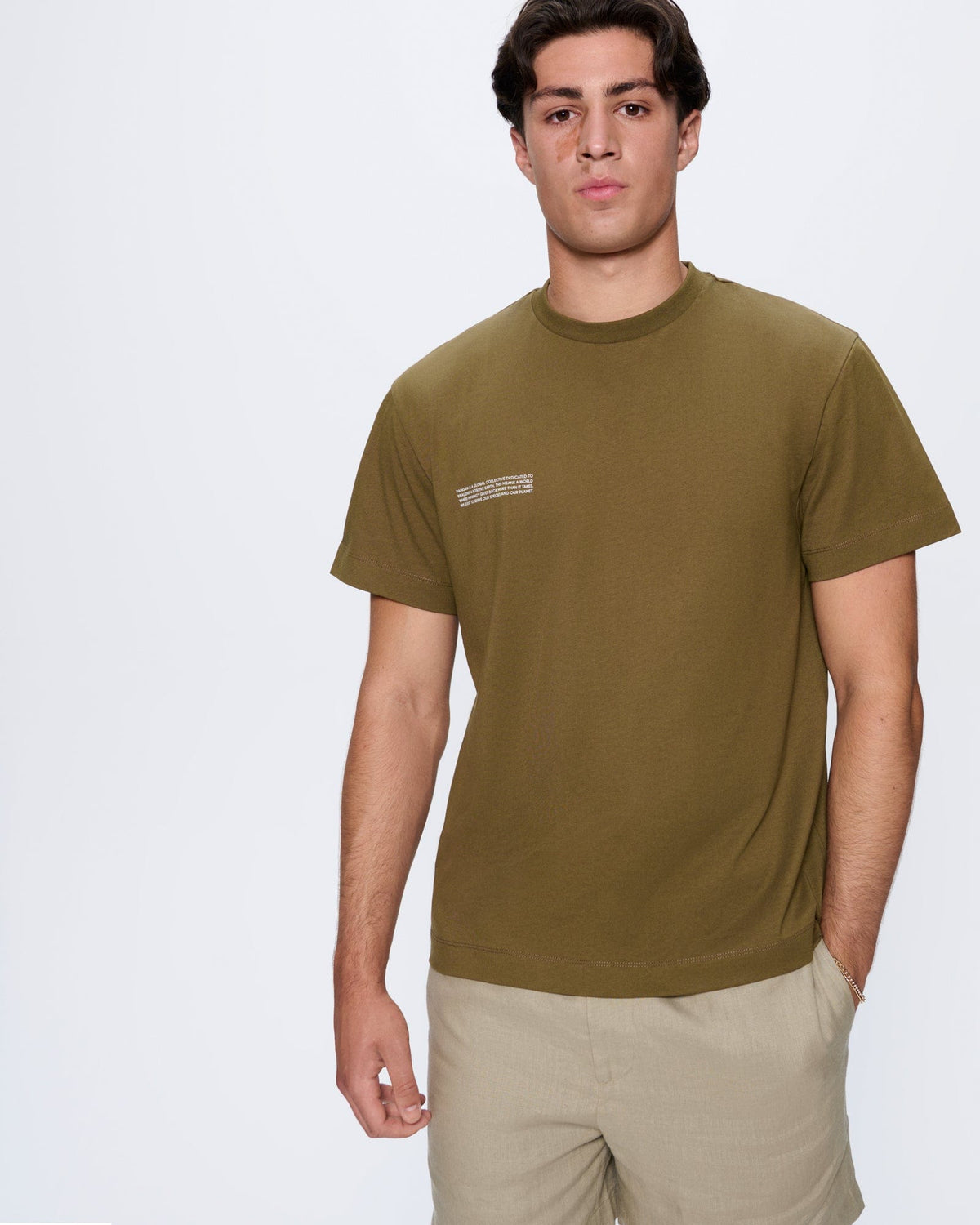 Mens 365 Midweight T-shirt—Soil Brown