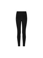 Womens Cotton-Stretch Leggings—black