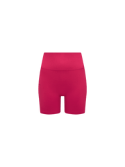 Womens 99% Bio-Based Compressive Shorts—Acai Pink