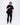Mens Heavyweight Barrel-Leg Track Pants—black