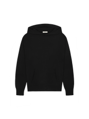 Womens DNA Knitted Hoodie—black