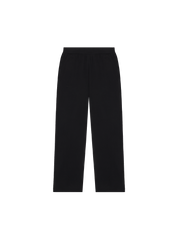Mens DNA Knitted Straight Leg Track Pants—black