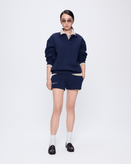 Womens 365 Midweight Shorts—navy