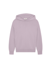 Womens Regenerative Merino Wool Hoodie—raisin purple