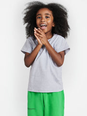 Kids' 365 Midweight T-shirt—grey marl