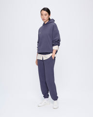 Womens 365 Midweight Hoodie—Slate Blue