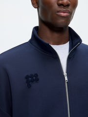 Mens Zip Up Sweatshirt—Midnight Navy