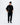 Mens Recycled Cashmere Track Pants—black