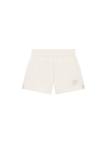 Womens Midweight Shorts—Bone White