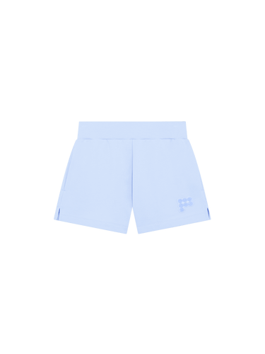 Womens Midweight Shorts—Wildflower Blue