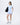 Womens Midweight Shorts—Wildflower Blue