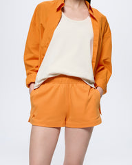 Womens Shorts—Saffron Orange